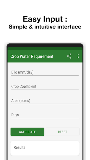 Crop Water Requirement Screenshot 0
