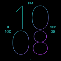 Cold Line Watch Face