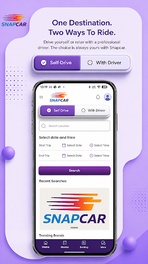 Snapcar-Rent Cars Near You Screenshot 1