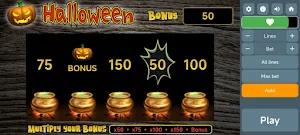 Lucky Macaw Halloween Slots Screenshot 1