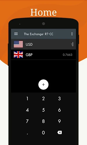 The Exchange : Real Time Live - Currency Converter Screenshot 0