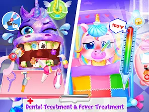 Unicorn Doctor - Save Jungle Pet Animals Screenshot 3