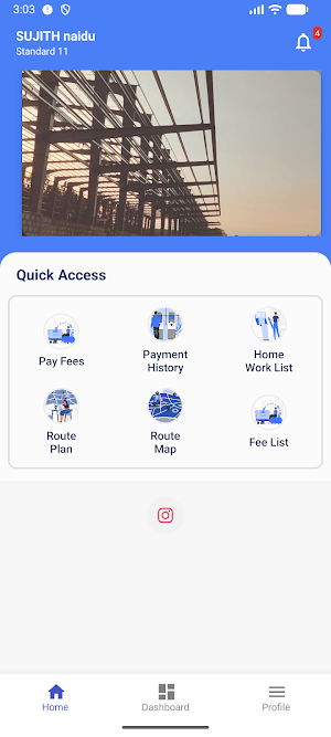 Vidya Academy Student App Screenshot 1