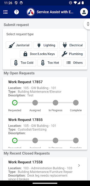 Accruent Service Assist Screenshot 1