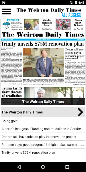 The Weirton Daily Times Screenshot 0