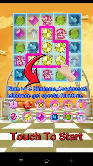 Amazing Jewel Crush(diamond) Screenshot 2