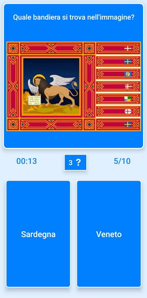 Mappa dell'Italia - Quiz Screenshot 1