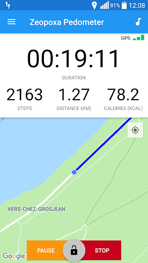Pedometer - Step Counter, walking tracker Screenshot 0
