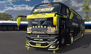 Mod Bussid Tunggal Jaya Strobo Screenshot 1