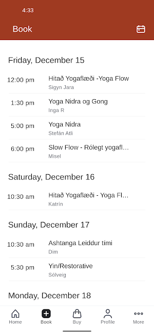 Yoga Shala Reykjavik Screenshot 1