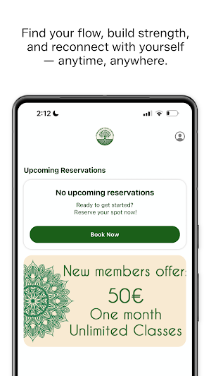 Evergreen Yoga Studios Screenshot 1