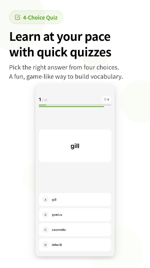Eiken Pre-2 1800 Vocabulary Screenshot 1