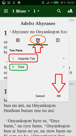 Akan Asante Twi, Akuapem Twi, Ewe, English Screenshot 3