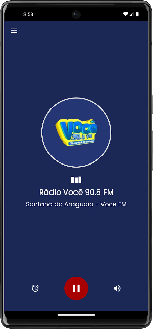 Rádio Você 90.5 FM Santana PA Screenshot 2