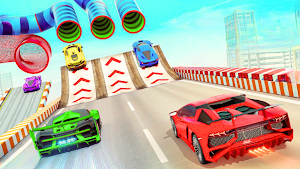 Mega Car Stunt Ramp Racer Screenshot 0