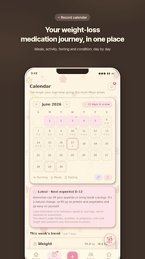 Mayu: Diet & Calorie Tracker Screenshot 1