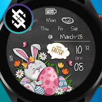BFF19- Easter Bunny and Eggs