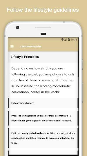 Macrobiotic Diet Guide Screenshot 3