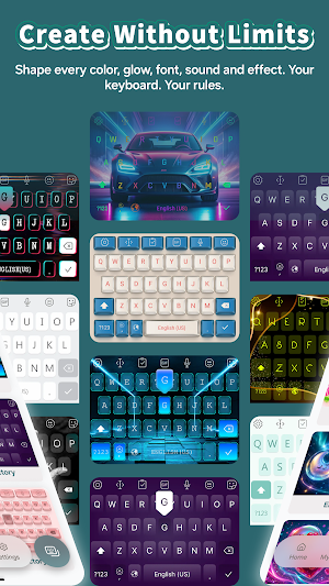 LED Keyboard: RGB, Neon Theme Screenshot 1