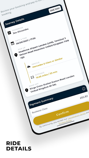 Triple AAA Chauffeur Services Screenshot 2