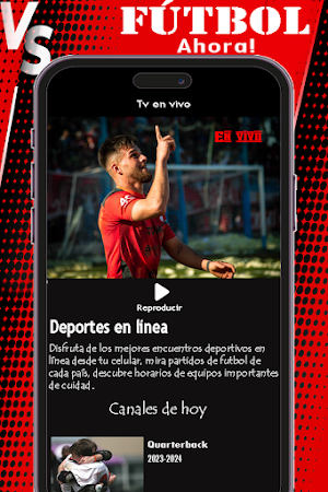 Futbol en vivo Screenshot 1
