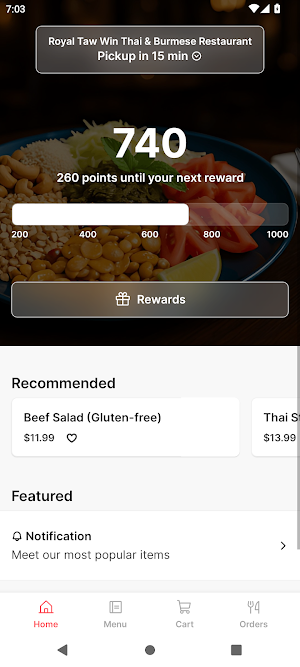 Royal Taw Win Thai & Burmese Screenshot 0
