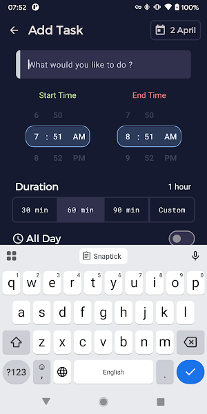 Snaptick Screenshot 1