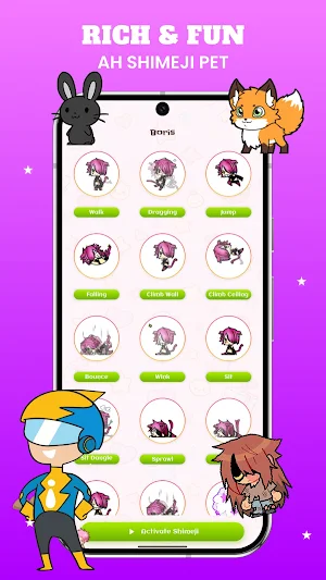 Shimeji Pet - Live Desktop Pet Screenshot 3