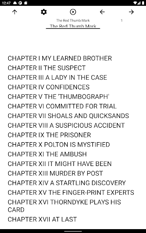 Book, The Red Thumb Mark Screenshot 2