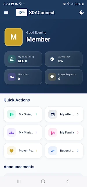 SDA Connect Screenshot 2