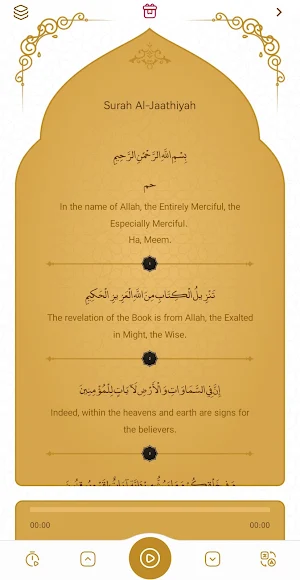 Surah Jathiya سورة الجاثیة Screenshot 2