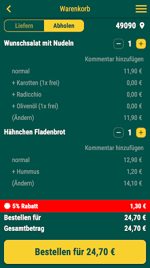 Frischkönig Osnabrück Screenshot 1