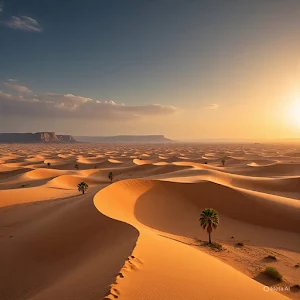 Aerial View Desert Wallpaper Screenshot 1