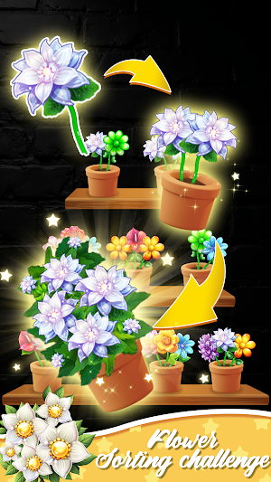 Sort Flower Match Game Screenshot 0