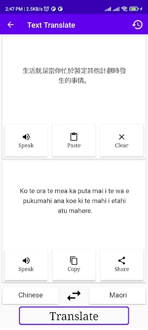 Chinese To Maori Translator Screenshot 1