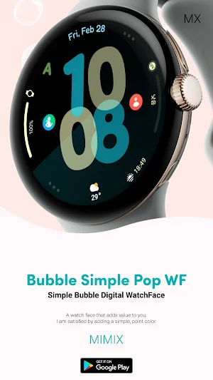 MIMIX Bubble Simple Pop Watch Screenshot 3