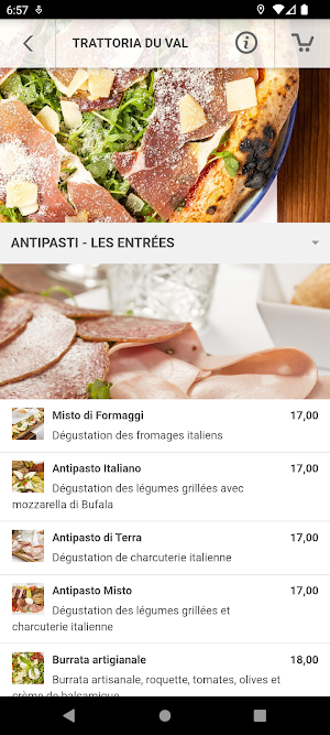 Trattoria du Val Screenshot 2
