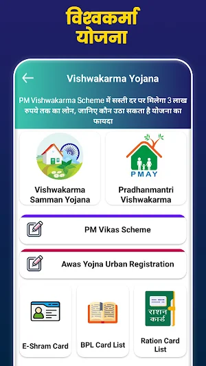 Vishwakarma Yojana विश्वकर्मा Screenshot 1