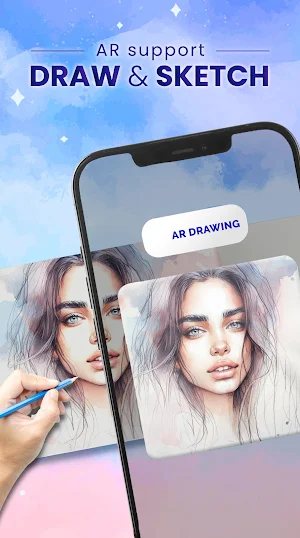 AR Draw Sketch: Paint & Trace Screenshot 1