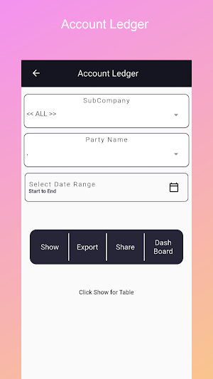 SnS Simple Accounts Screenshot 2