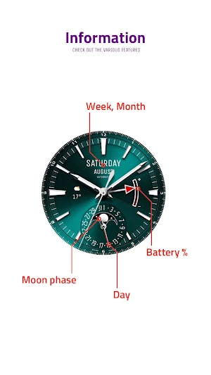 JW201 jwstudio watchface Screenshot 1