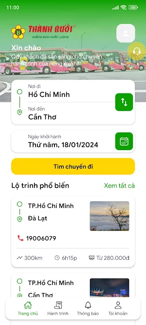 Nhà xe Thành Bưởi Screenshot 0