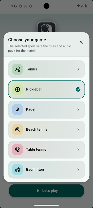 RacketPad: Tennis Score Screenshot 0