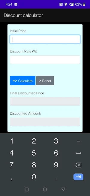 Discount Calculator App Screenshot 3