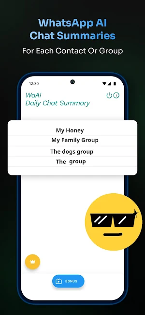 Chatbot AI - Message Summary Screenshot 0