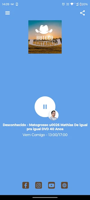Rádio Buteco Sertanejo Screenshot 2