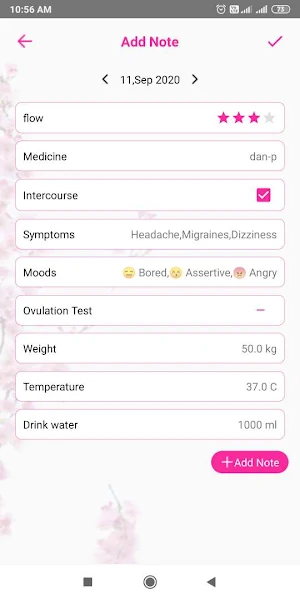 My Period Tracker - Period Calendar & Ovulation Screenshot 3