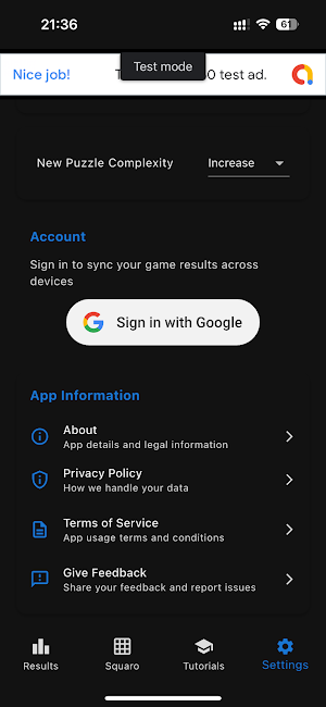 SquarO Screenshot 2