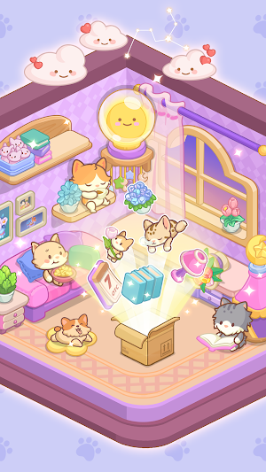 Cozy Cat Room: Decor & Relax Screenshot 3