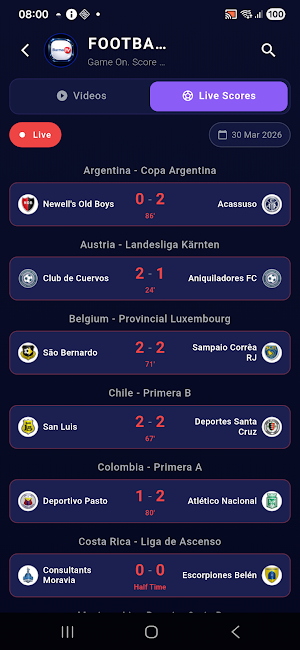 BurmaTv: Live Scores & iptv Screenshot 2